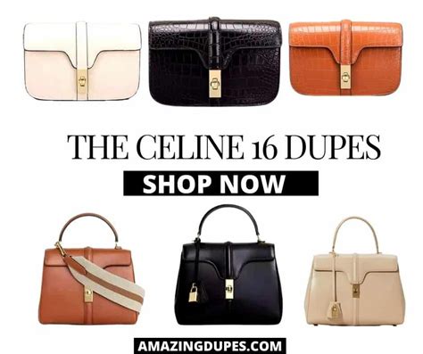 celine 16 dupe|celine clasp bag dupe.